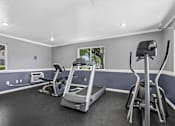 Thumbnail 7 of 31 - Fitness Center at Bent Tree Apartments with plenty of windows for a serene natural light.