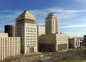 Thumbnail 4 of 12 - a view of the salt lake city skyline