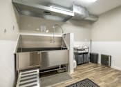 Thumbnail 43 of 46 - a kitchen with stainless steel appliances and a sink at 1400 Russell Apartments, Missouri, 63104
