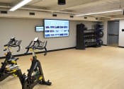 Thumbnail 6 of 17 - Fitness room at The Villages of Twin Oaks, Twin Oaks