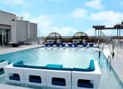 Thumbnail 3 of 17 - Pool side at The Villages of Twin Oaks, Twin Oaks, MO