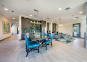 Thumbnail 26 of 54 - Clubhouse lobby area couch at Trinity Woods, Missouri, 64015