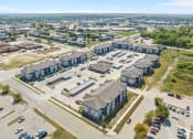 Thumbnail 1 of 26 - an aerial view of a row of houses in a suburban area  at Union at Wiley, Cedar Rapids, IA, 52404