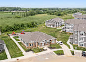 Thumbnail 19 of 21 - Aerial Building Exterior View at Union at the Loop, Lawrence, KS, 66046