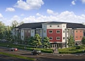 Thumbnail 1 of 18 - Building Exterior at Union at 16th, Indianapolis, IN 46222