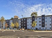 Thumbnail 1 of 13 - Apartment Building Exterior at Union at Crescent, Indiana  