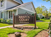 Thumbnail 1 of 35 - A sign that says Bristol Court in front of a house.