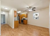 Thumbnail 9 of 66 - Cascade Woods living area with ceiling fan