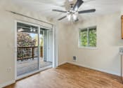 Thumbnail 43 of 66 - Cascade Woods sliding glass door and ceiling fan