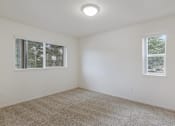 Thumbnail 16 of 36 - A room with carpeted floor and two windows.