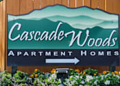 Thumbnail 1 of 66 - the sign for cascade woods apartment homes