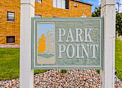 Thumbnail 3 of 36 - A sign that says Park Point in front of a building.