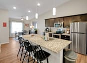 Thumbnail 10 of 16 - Omaha Wenninghoff Road Nebraska Apartment Rentals Redwood Living Redwood Omaha Wenninghoff Road Willowood Kitchen