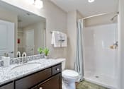 Thumbnail 15 of 16 - Omaha Wenninghoff Road Nebraska Apartment Rentals Redwood Living Redwood Omaha Wenninghoff Road Ensuite Bathroom