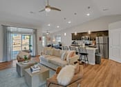 Thumbnail 6 of 16 - Omaha Wenninghoff Road Nebraska Apartment Rentals Redwood Living Redwood Omaha Wenninghoff Road Willowood Living Room