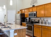 Thumbnail 5 of 10 - Brownstown MI Apartment Rentals Redwood Peninsula Ridge Kitchen