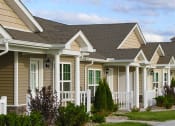 Thumbnail 1 of 10 - Dublin Ohio Apartment Rentals Redwood Dublin Front Covered Patios Redwood Living