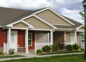 Thumbnail 2 of 10 - Dublin Ohio Apartment Rentals Redwood Dublin Back Covered Entryway Redwood Living