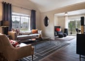 Thumbnail 5 of 8 - Indianapolis IN Apartment Rentals Redwood Indianapolis Living Room to Den