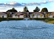 Thumbnail 1 of 8 - Perrysburg OH Apartment Rentals Redwood Perrysburg Fort Meigs Road Exterior Fountain