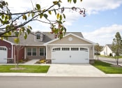 Thumbnail 1 of 7 - Wooster OH Apartment Rentals Redwood Neighborhoods Exterior with Attached Garage