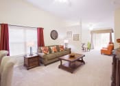 Thumbnail 4 of 7 - Wooster Ohio Apartment rentals Redwood wooster mindy lane living room to den patio area