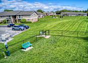 Thumbnail 34 of 58 - Aerial View Of Dog Park at Glen Hills Apartments, Glendale, Wisconsin