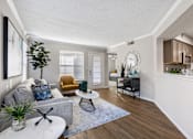 Thumbnail 6 of 44 - Living Room With Kitchen at Wellington at Willow Bend, Texas, 75093