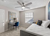 Thumbnail 7 of 44 - Bedroom With Workspace at Wellington at Willow Bend, Texas