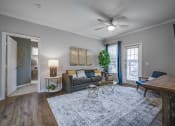 Thumbnail 9 of 51 - Modern Living Room at Riachi at One21, Plano, TX, 75025