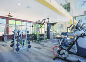 Thumbnail 23 of 48 - Fitness Center With Updated Equipment at Audere Apartments, Phoenix