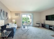 Thumbnail 7 of 37 - Living Room with patio or balcony at The Greenway  at Carol Stream, Carol Stream Illinois 60188