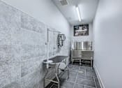 Thumbnail 553 of 885 - A bathroom with a shower and a sink.
