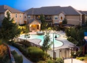 Thumbnail 1 of 51 - Aerial Pool View at Riachi at One21, Plano