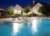 Thumbnail 39 of 51 - Night View Of Pool at Riachi at One21, Texas, 75025