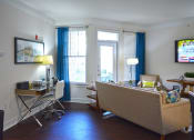 Thumbnail 10 of 63 - Living Room With Expansive Window at Vanguard Crossing, St. Louis, Missouri