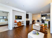 Thumbnail 25 of 63 - Living Room With Kitchen View at Vanguard Crossing, St. Louis, MO