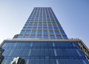 Thumbnail 3 of 56 - looking up at the south facade of one madison plaza in downtown at The Paxton, Brooklyn