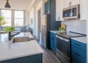 Thumbnail 9 of 29 - Granite Counter Tops In Kitchen at The Nicholas, St Louis