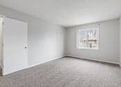 Thumbnail 8 of 13 - an empty room with carpet and a window