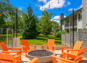 Thumbnail 1 of 17 - the reserve at bucklin hill patio with fire pit and chairs