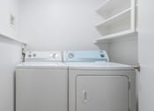 Thumbnail 16 of 41 - a laundry room with a washer and dryer