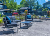 Thumbnail 13 of 25 - the patio at the whispering winds apartments in pearland, tx