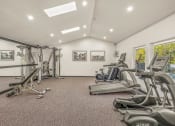 Thumbnail 3 of 42 - a home gym with treadmills and exercise machines