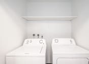 Thumbnail 17 of 25 - a laundry room with two washers and a dryer