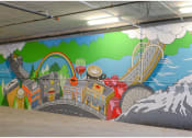 Thumbnail 20 of 23 - a mural in a parking garage