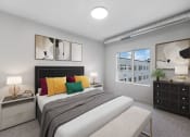 Thumbnail 2 of 74 - a bedroom with a bed and a window