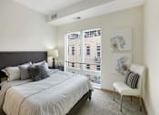 Thumbnail 27 of 73 - bedroom with window treatments
