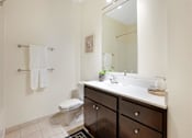 Thumbnail 28 of 73 - renovated bathroom with ceramic tile and custom paint
