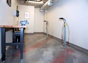 Thumbnail 62 of 73 - bike repair and bike storage room